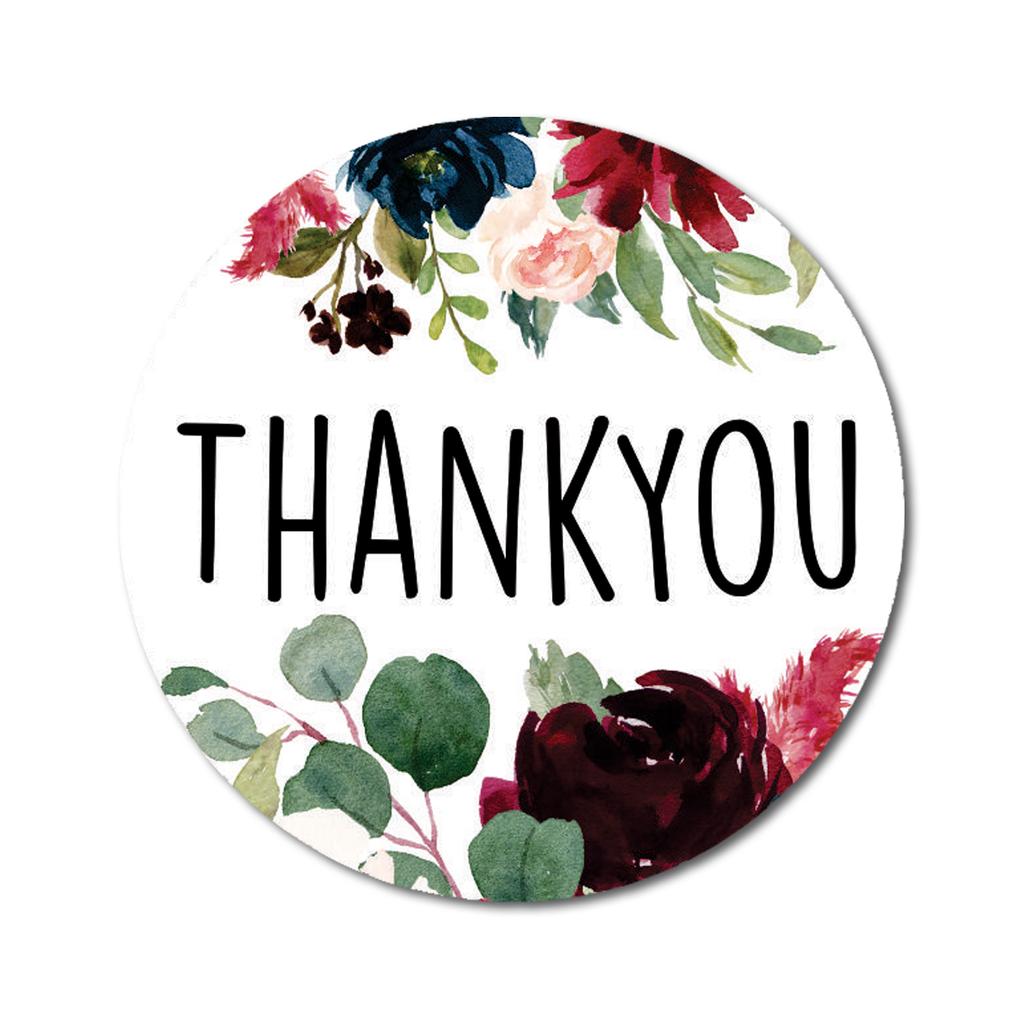Darling Souvenir Floral Border 45 шт. круглые элегантные шикарные мини-наклейки в подарок -1,6