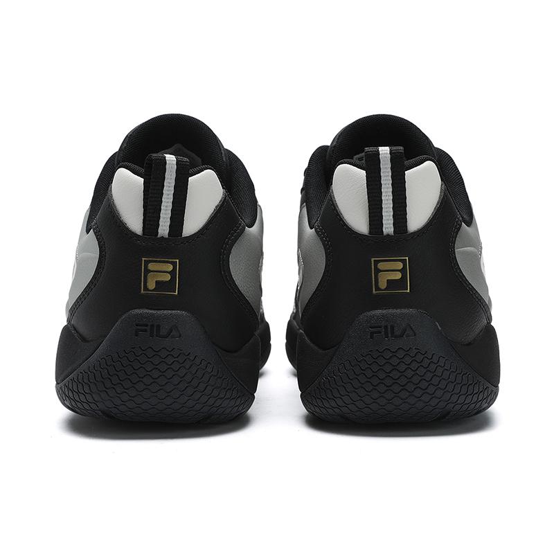 Fila Fountain Мода Универсальные Простые Личность Трендовые Спортивные Кроссовки Мужские Кроссовки Черный Серебристый F12M531105FBL