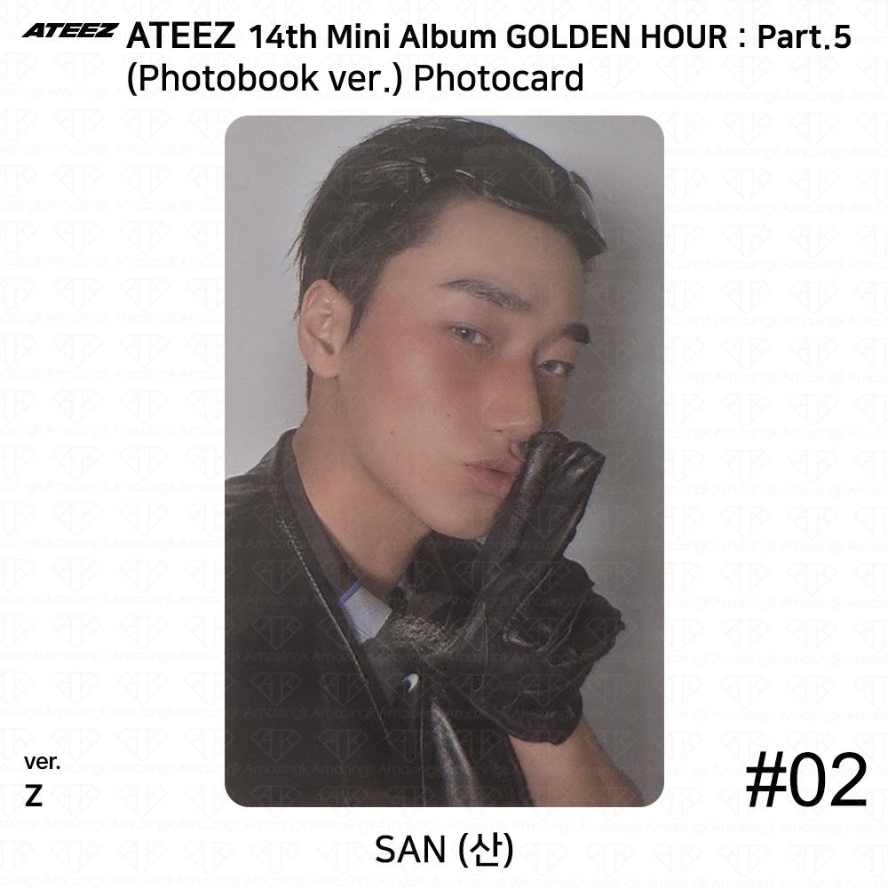 ATEEZ 14-й мини-альбом Golden Hour Часть 5 Фотобук версия. Фотокарточка Z ВЕРСИЯ