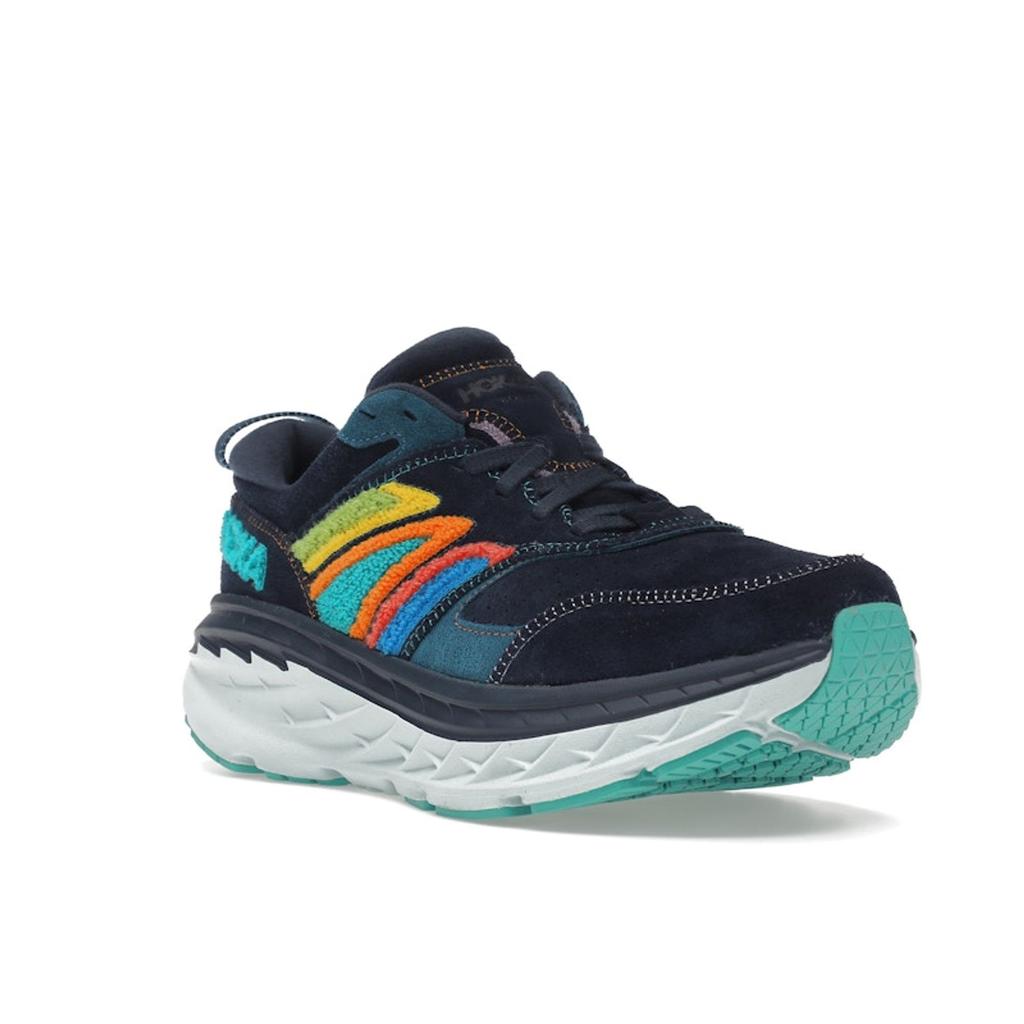 HOKA Bondi L Embroidery - Outer Space Unisex Sneakers Blue Atlantis 1126855-OSAT