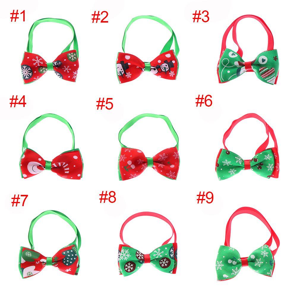 Decor Holidays Grooming Accessories Bowknot Collar Cat Choker Pet Christmas Necktie Dog Bow Tie