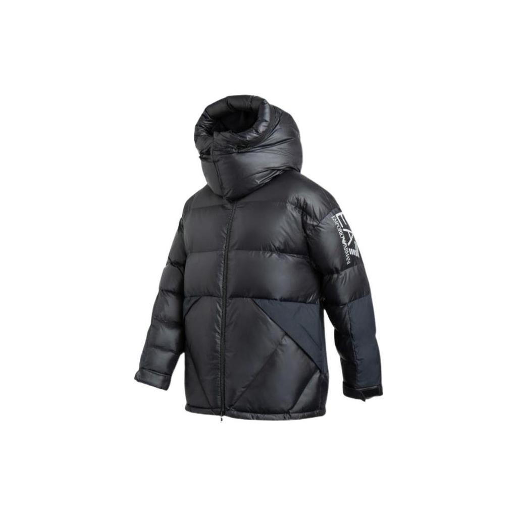 EMPORIO ARMANI Puffer Jacket Winter Men's Black 6KPB17-PNR4Z-1200