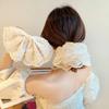 Korean Style Lace Bowknot Flower Hair Clip Ponytail Holder Hair Bands Girls Hair Accessories