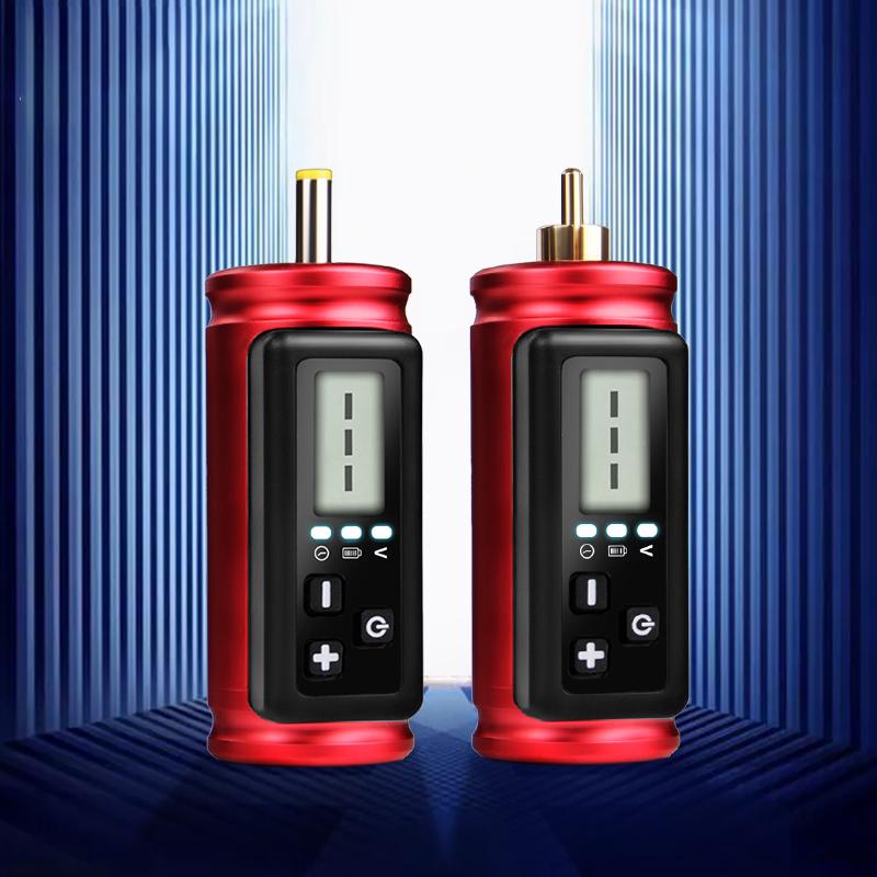 Mini Wireless Tattoo Battery Power Supply 1500MAH Type-C Quick Charge RCA DC Jack for Tattoo Machine Pen