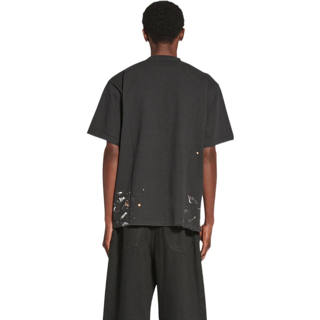 Balenciaga 90/10 T-Shirt Large Fit 'Black' Men's 641675TMVH31055