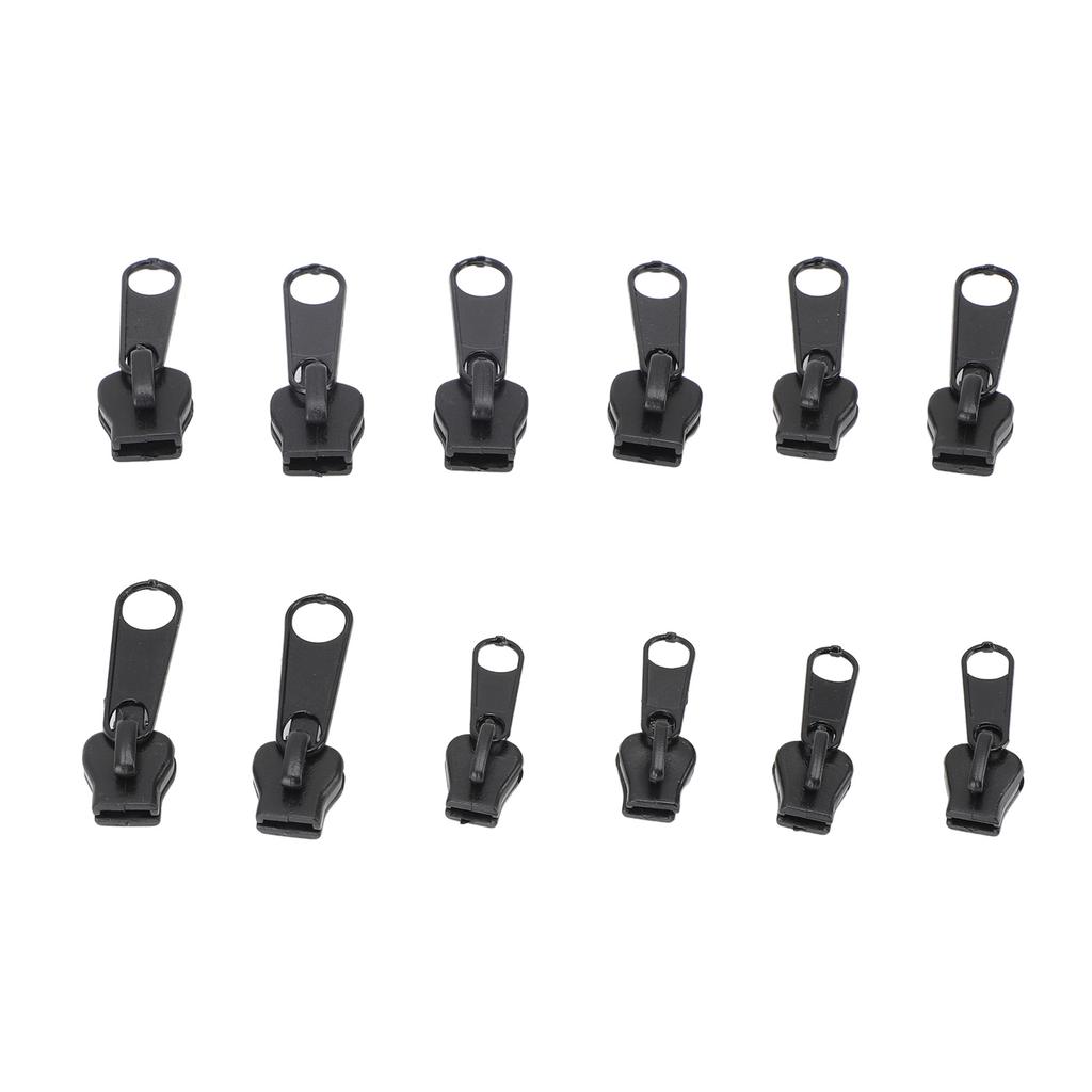 Набор для ремонта молний, 24 шт., 3 размера, металлические бегунки для замены, съемные, многоцелевые для