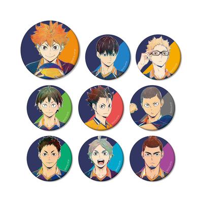 Значок Armabianca Trading Ani Art 4 Matte Can Диаметр 56 мм 9 шт. КОРОБКА Haikyu!! Том. Бумага/жесть