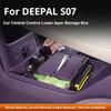 Для Changan DEEPAL S07 2026 Автомобильный Центральный Орган Нижний Слой Органайзер для Хранения Модернизация Двухъярусный Органайзер для Хранения Аксессуар