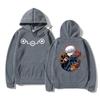 Anime Jujutsu Kaisen Double Sided Print Hoodie Unisex Women Vintage Oversized Loose Hoodie Tops Unisex Inumaki Toge Hooded Sweatshirt