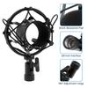 Anti Vibration Suspension Microphone Shock Mount Universal 46-50mm Diameter Condenser Mic Includes Screw Adapter Elastic Band Studio Recording