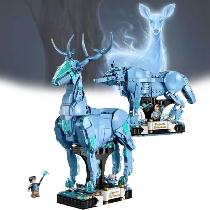 Высококачественный набор модели поезда Хогвартс-экспресс 5129 деталей Деревянные кубики с подсветкой на дистанционном управлении