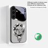 Красивый Розовый Феникс Для Samsung S25 S25 Edge S25Ultra 20 S21 Pro S22 Plus S23 FE S24 Ultra Для Magsafe Стеклянный Чехол для Телефона