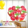 1 Set Lovely Watermelon/Strawberry/Orange/Pineapple Fruit Balloons Set DIY Party Scene Layout Aluminum Film Balloon Kids Inflatable Toy Fruit