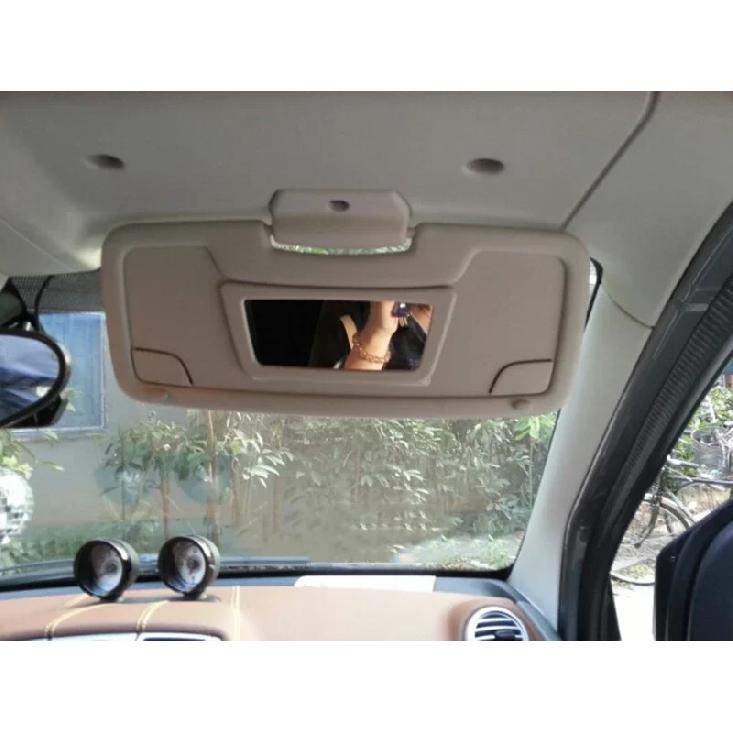 Car Makeup Mirror Portable Auto Sun-Shading Visor HD Mirrors Car Interior Mirror For Smart Fortwo 451 2009-2014 Car-styling