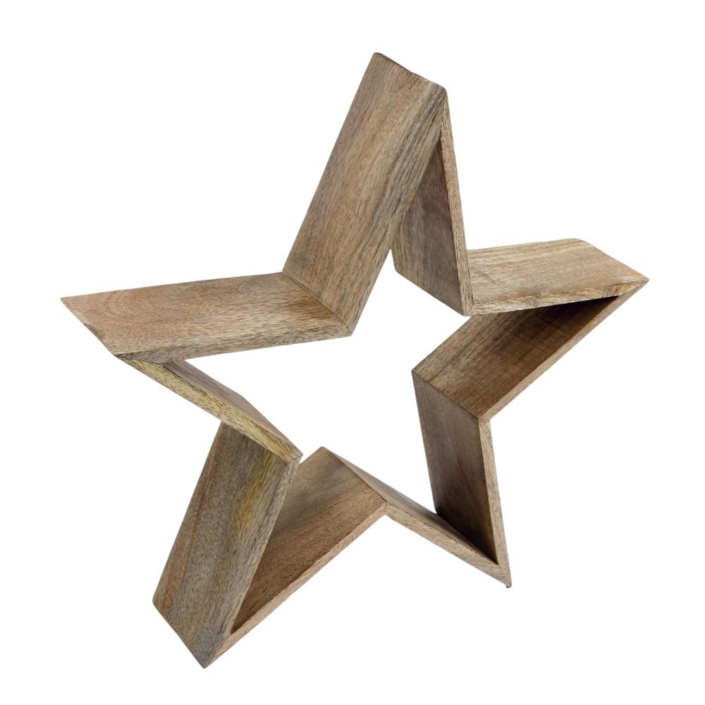 Something Different Wood Star Decoration