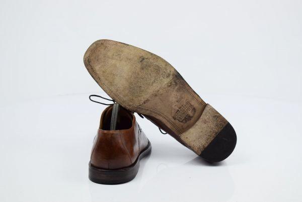 USA Johnston & Murphy Braided Leather Swirl Moc [10M/27.5-28.0/Brown] Dress Shoes(USED)