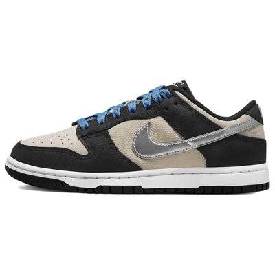 Женские кроссовки Dunk Low Starry Laces Black Light-Bone Metallic-Silver DZ4712-001
