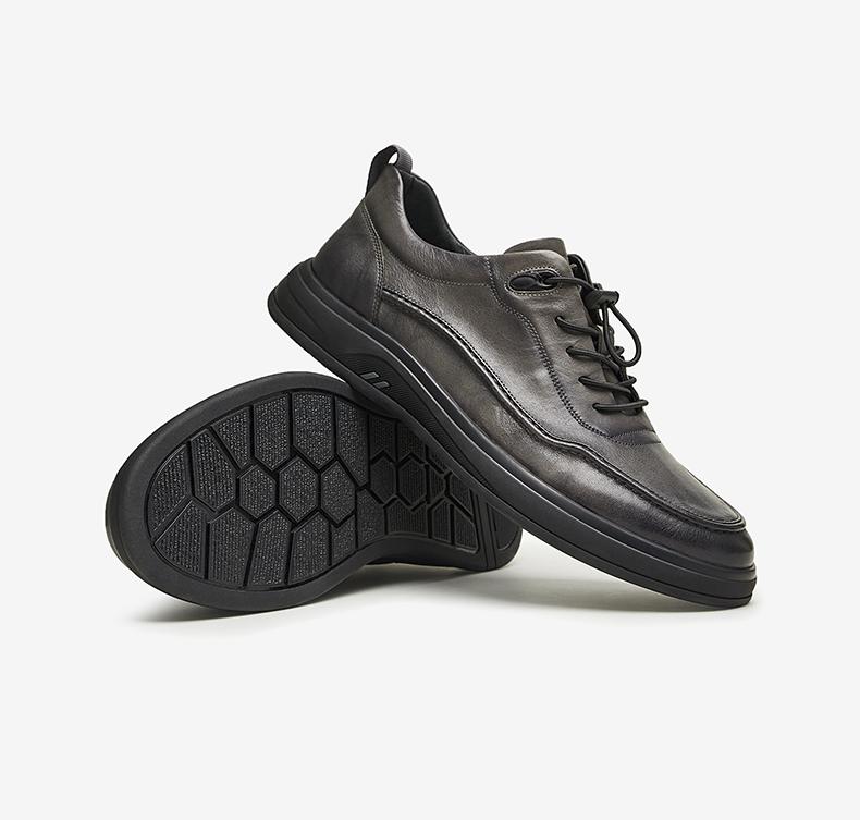 Tata/He She 2025 Autumn Fashion Classic Soft Leather Casual Leather Shoes