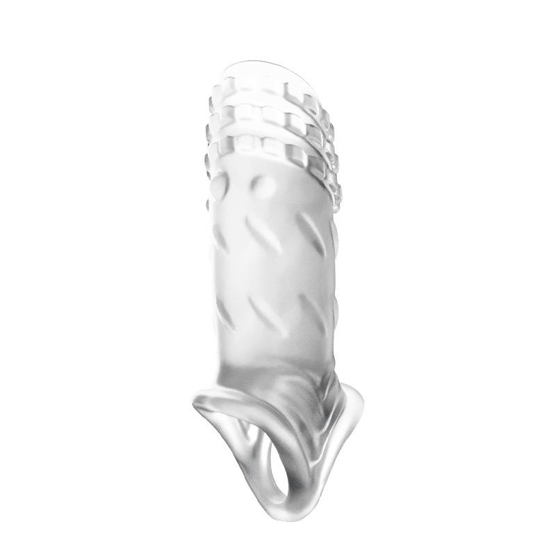 Long Time Spray Penis Erection Sex Toy Cock Sleeves Condom Reusable Silicone Penis Sleeve for Men