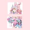 Flower Castle Building Blocks Set With Lights Dream Castle Building Kit DIY Assembly Toy Ornaments Gifts For Kids