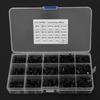 460pcs M3 M4 M5 Black Grade 10.9 Hex Socket Head Flat Countersunk Screw Nut Set