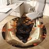 1 шт. Офисный коврик для стула Осенние усы: Кошачья история страниц и лап Идеально подходит для украшения офисных стульев, гостиных или спален