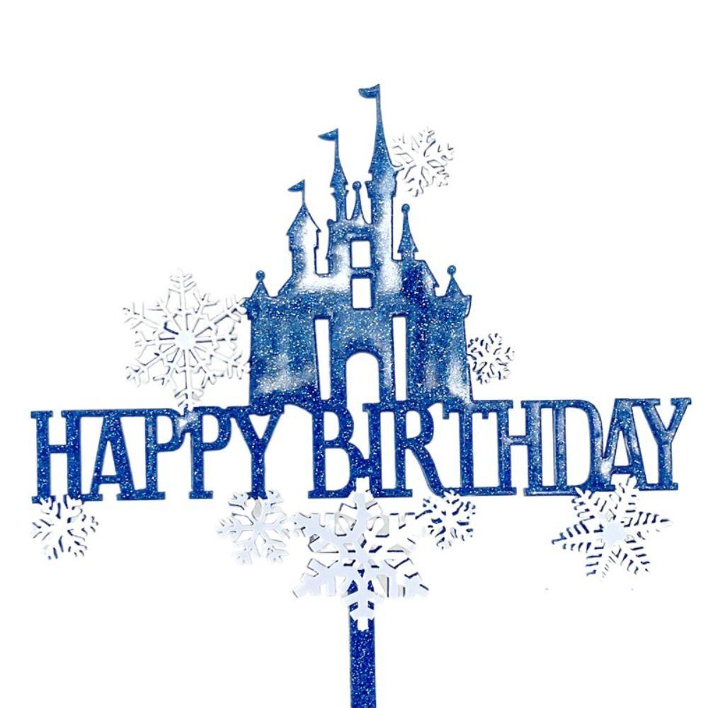 Акриловые украшения для торта, мерцающие сувениры для вечеринки для девочек, вечеринка по случаю рождения ребенка