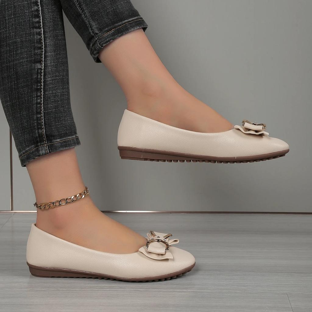 Модные женские туфли на плоской подошве весна-осень с бантом повседневные офисные кроссовки женские модные удобные туфли-лоферы на плоской подошве женские туфли-лоферы