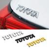 3D стикер логотип логотип на багажник Для toyota GT86 RAV4 Corolla Camry Wish Crown REIZ CHR Avalon Highlander Reiz Prius Yaris Vios