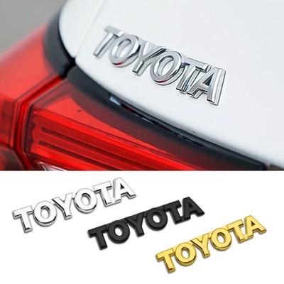 3D стикер логотип логотип на багажник Для toyota GT86 RAV4 Corolla Camry Wish Crown REIZ CHR Avalon Highlander Reiz Prius Yaris Vios