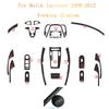 Для Buick lacrosse 2009-2012 Панель центральной консоли салона Ручка двери Наклейки из углеродного волокна Декали Стайлинг автомобиля Аксессуар