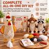 Handmade Crochet Animal Bag Holder Kit DIY Yarn Craft Plastic Bag Holder  Grocery Storage