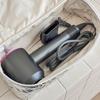 Large Capacity Curling Iron Carrying Case Zippered Closure Cosmetic Storage Pouch  Home Storage