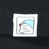 Uniqlo Футболка с графическим принтом персонажа мультфильма, унисекс, черная, 430194-09