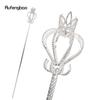 White Leaf Alloy Fairy Wands for Girls Princess Wands for Kids Angel Wand for Party Cosplay Wedding Birthday Party 91cm