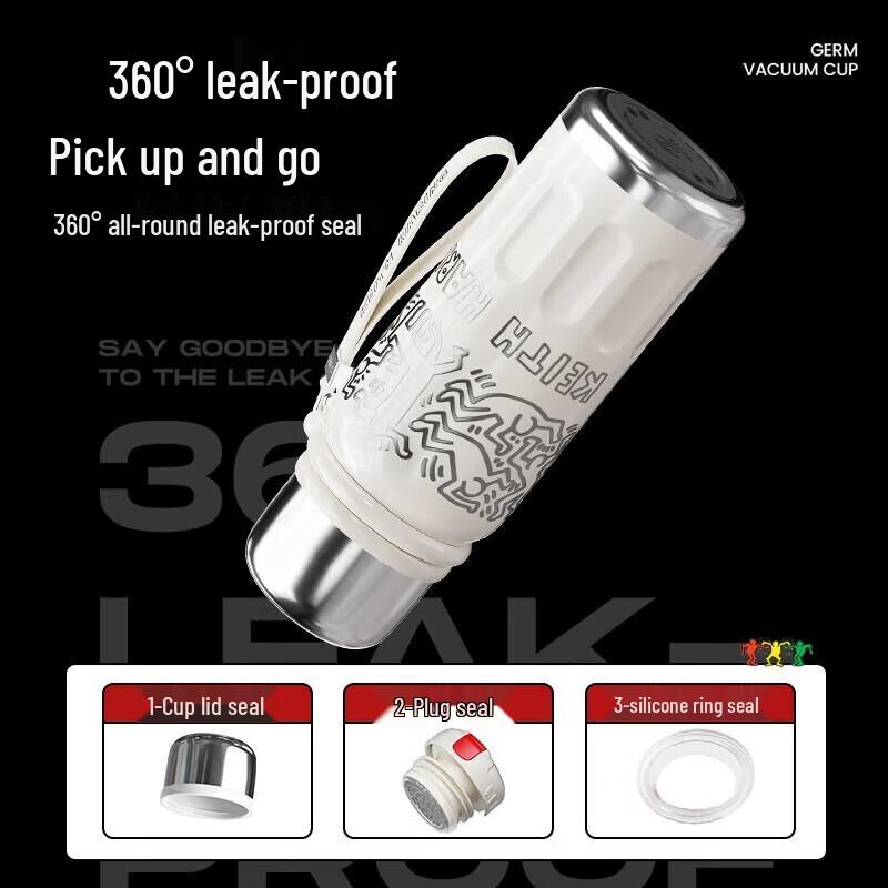 Germ Keith Haring Ceramic Insulated Sports Bottle