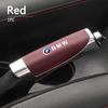 ABS Leather Car Handbrake Cover Protective Sleeve Hand Brake Anti-Slip Cover For BMW 50th Anniversary 1 3 5 7 series E83 F16 E70 DX6
