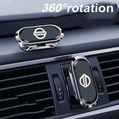 Для Nissan Qashqai Sylphy N7 Teana Note J10 Navara Juke GTR Tiida Patrol Магнитный Логотип Автомобиля Держатель для Телефона Сильное Магнитное Крепление