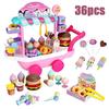 Mini Ice Cream Candy Trolley House Play Educational Toys Candy Car Ice Cream Truck Candy Trolley Ice