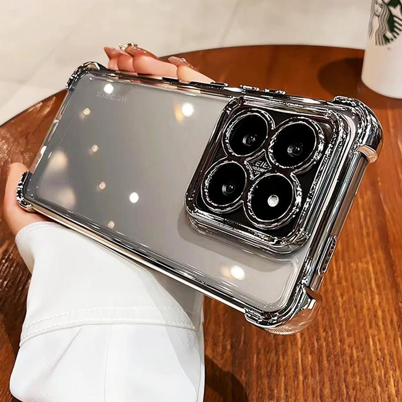 Чехол для Motorola Moto Edge 60 Edge60 Edge 50 Fusion Pro Neo Задняя крышка Гальванизированный Прозрачный Силиконовый Ударопрочный Бампер