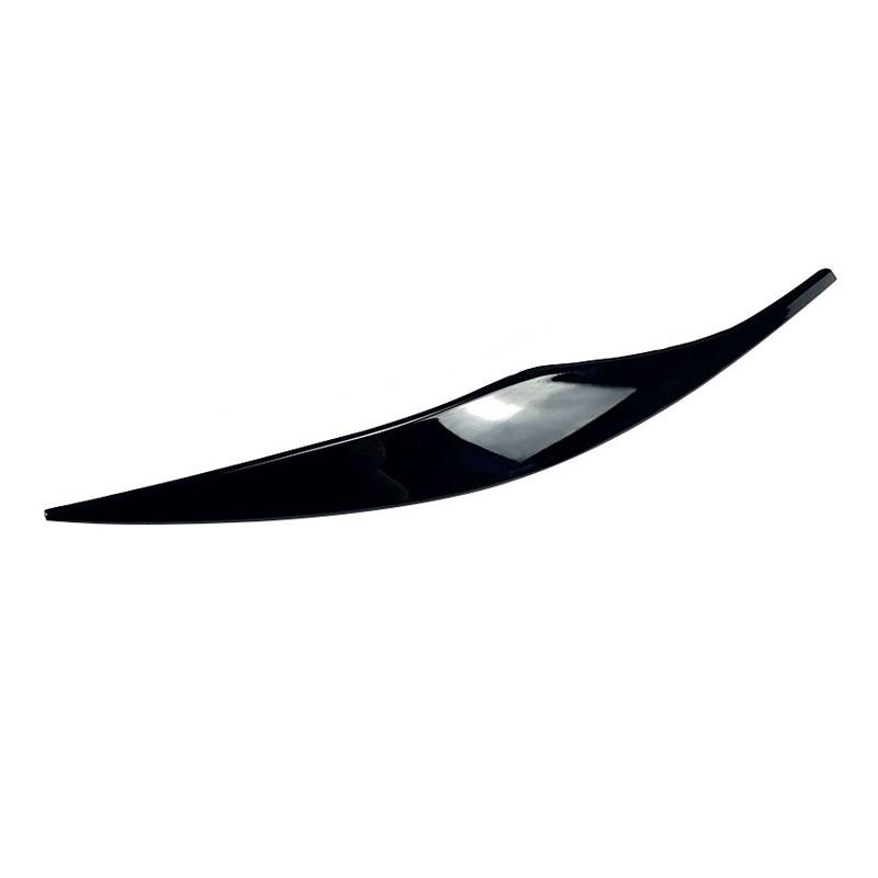 2 шт. глянцевая черная накладка на фару для BMW 3 серии E90 E91 седан универсал 2005-2012