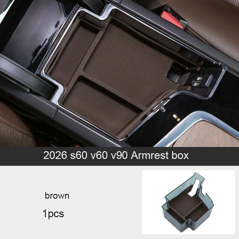 Новый 2026 Для Volvo xc90 xc60 s90 v90 s60 v60 подлокотник ящик для хранения ящик для хранения автомобильные аксессуары