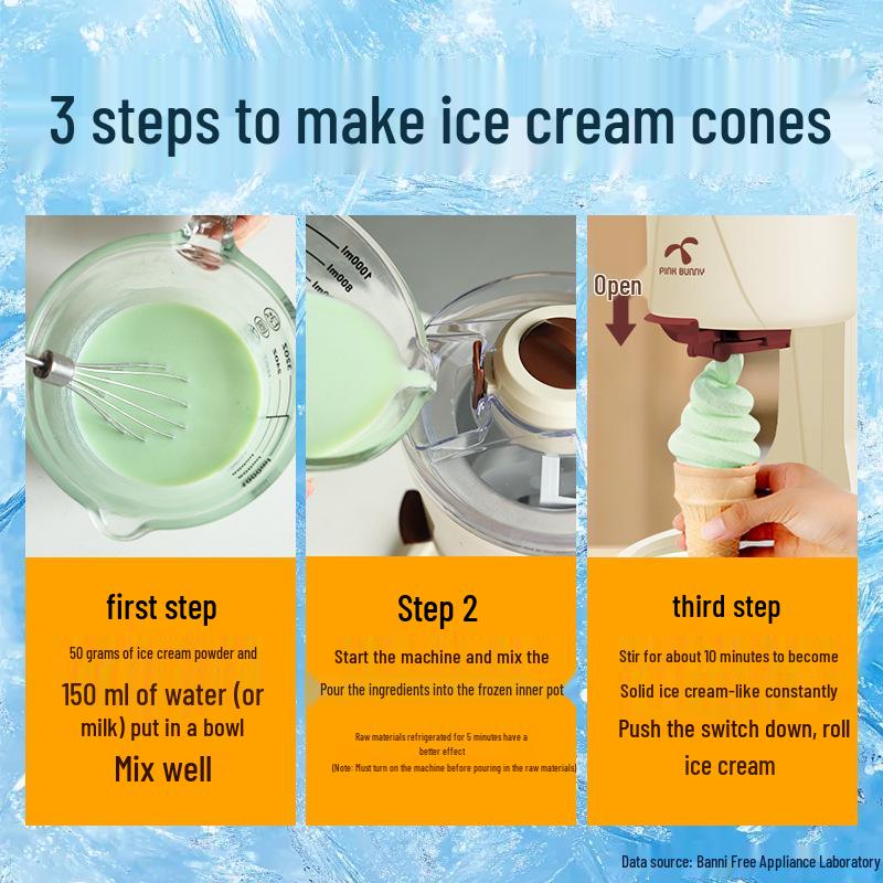 Bugs Bunny Kids' Fully Automatic Mini Ice Cream & Fruit Cone Maker