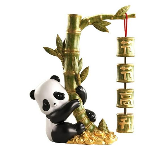 Panda Rising Step-by-Step Bonsai: Graduation & Housewarming Ornament for Living Room or TV Cabinet