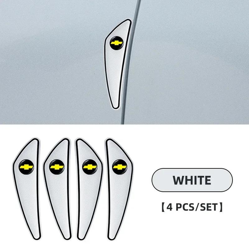 mkdr9 4pcs Car Door Bumper Strip Protection Strip For Chevrolet Spark Silverado Trailblazer Cruze Captiva Lacetti Aveo Accessories