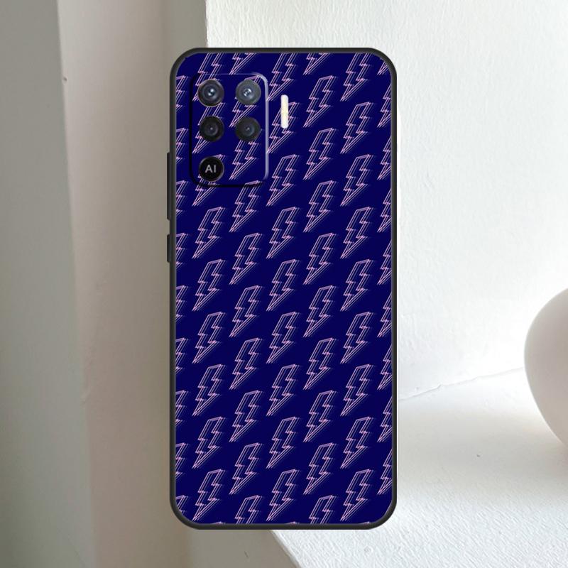 Lightning Bolt Pattern For OPPO A78 A98 A18 A38 A58 A5 A6 Pro A15 A17 A57 A16 A76 A96 A54 A74 A94 A40 A60 A80 Case