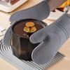 Silicone Oven Mitts And Pot Holders Set Heat Resistant Insulation Gloves Kitchen Utensil for Cooking Baking BBQ