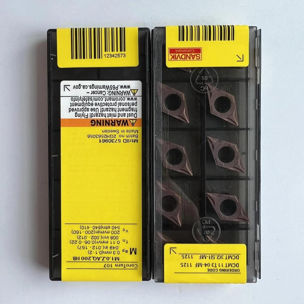 Original Sandvik / DCMT11T304-MF 1125 /Carbide CNC Blade 10 PCS