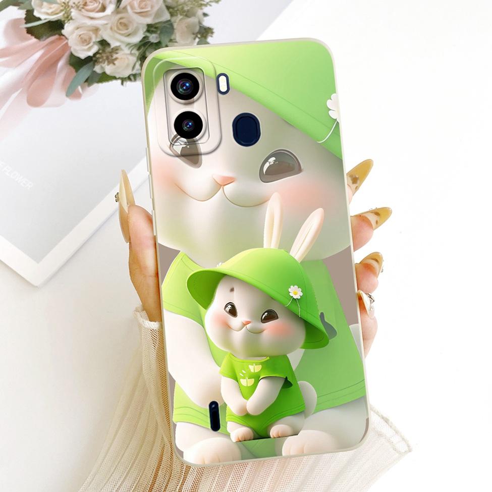 С отпечатками пальцев Для Tecno Pop 6 Чехол-крышка Роскошный Модный Крутой Кавайный Милый Расписной Силиконовый Funda Для Tecno Pop6 BE7 Корпус