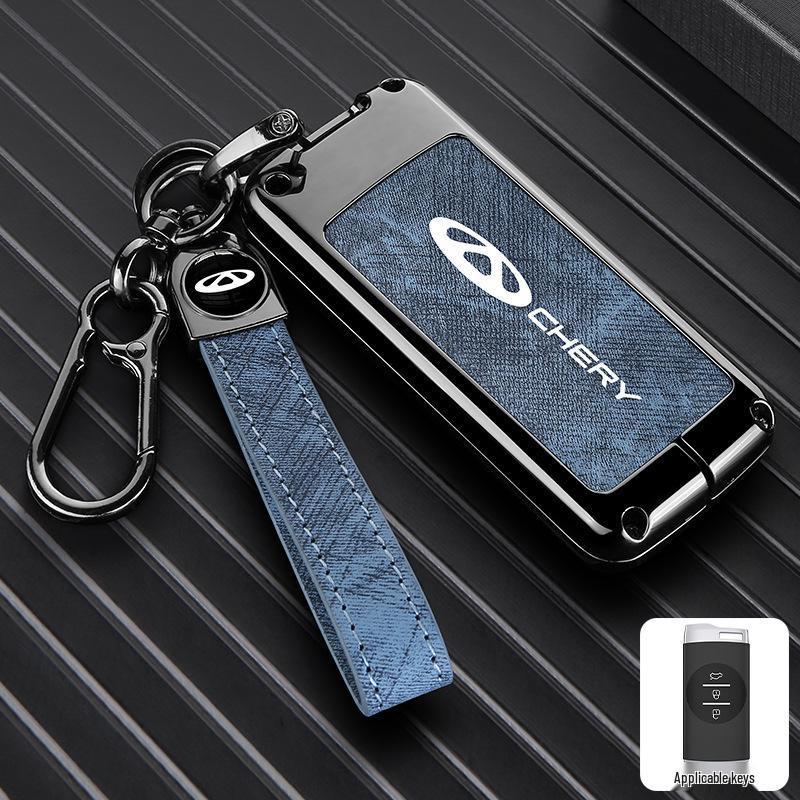 Чехлы-брелоки из цинкового сплава для Chery, Tiggo 8, 7 Plus - Полное покрытие, 5-кратная защита от падений